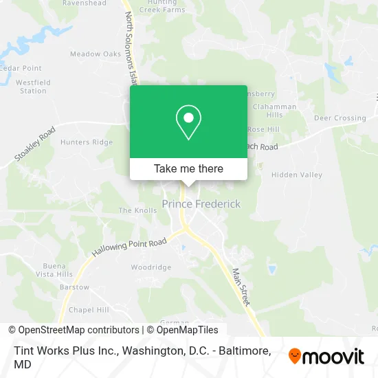 Tint Works Plus Inc. map