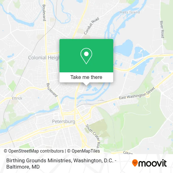 Birthing Grounds Ministries map