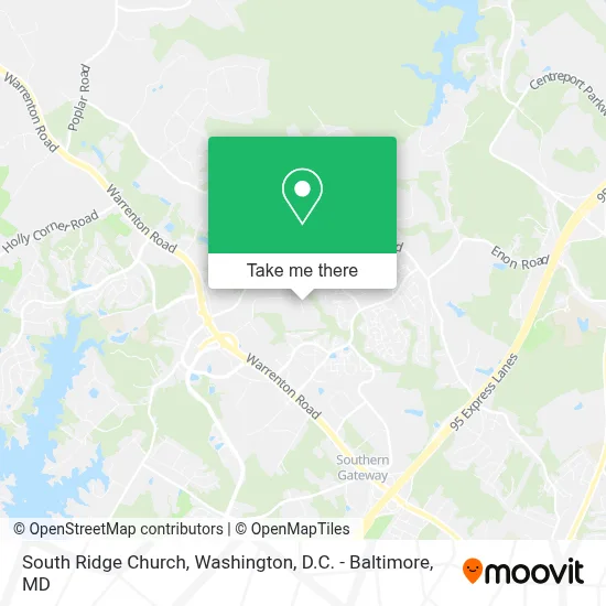 South Ridge Church map