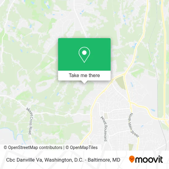Cbc Danville Va map