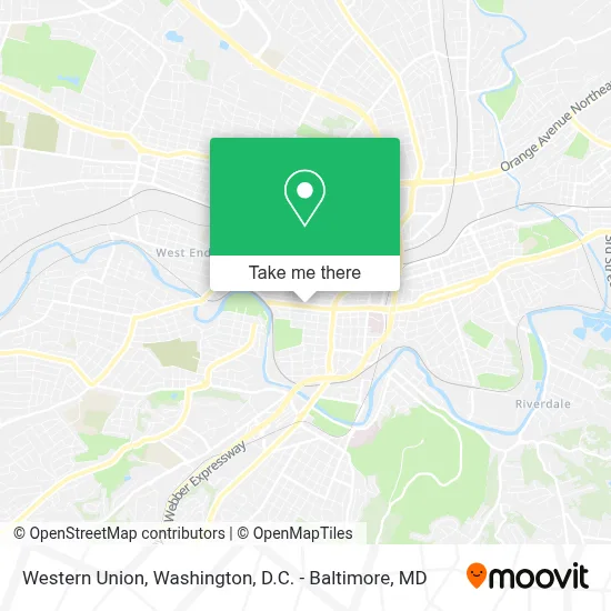 Western Union map