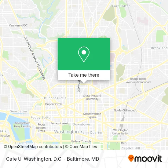Cafe U map