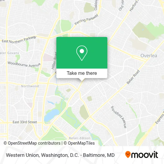 Western Union map