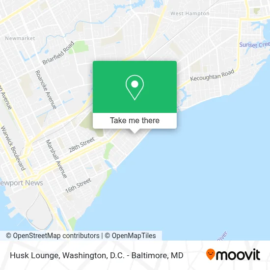 Husk Lounge map