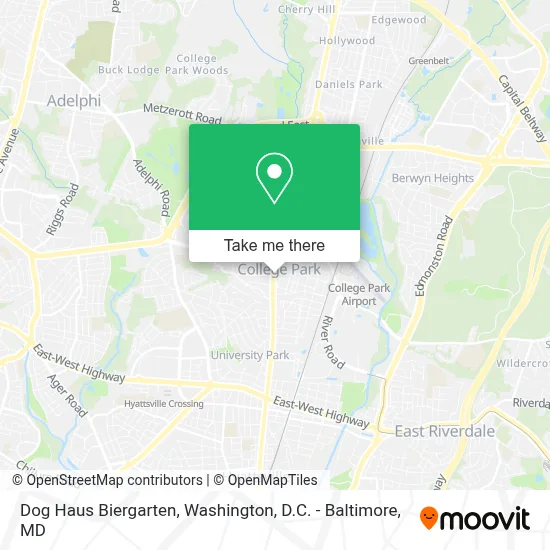 Dog Haus Biergarten map