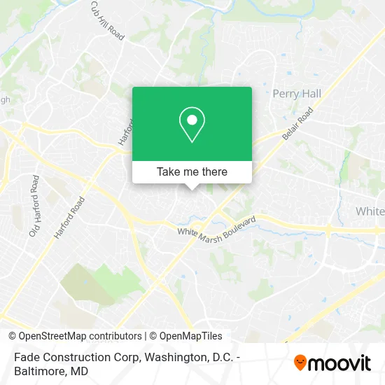 Fade Construction Corp map