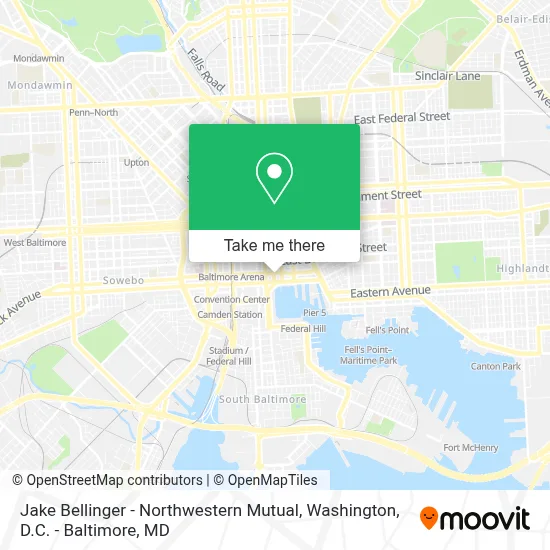 Jake Bellinger - Northwestern Mutual map