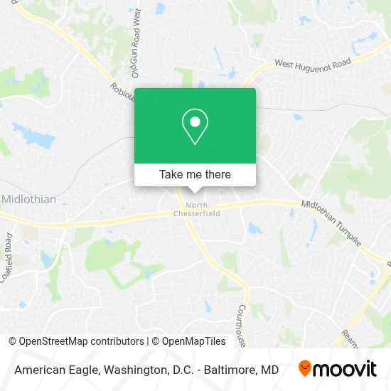 American Eagle map