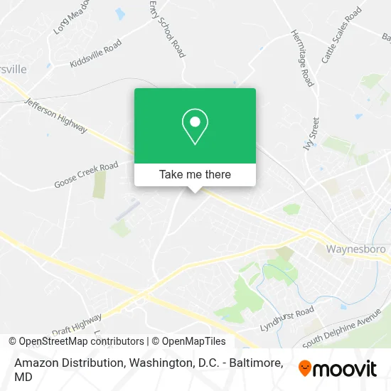 Amazon Distribution map