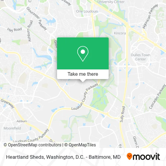 Heartland Sheds map