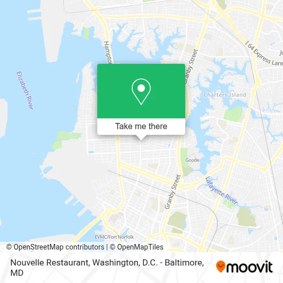 Nouvelle Restaurant map