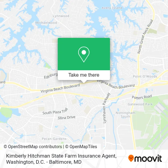 Kimberly Hitchman State Farm Insurance Agent map
