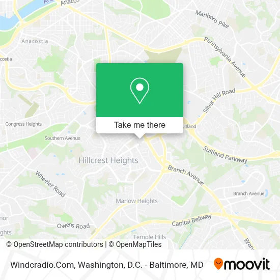 Windcradio.Com map
