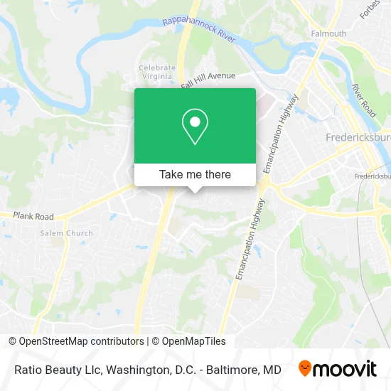 Ratio Beauty Llc map