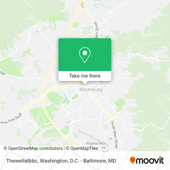 Thewellatbbc map