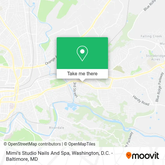 Mimi's Studio Nails And Spa map