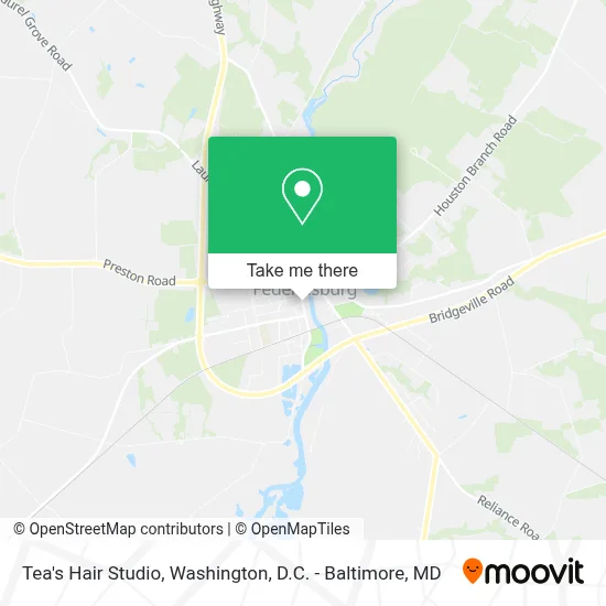 Tea's Hair Studio map