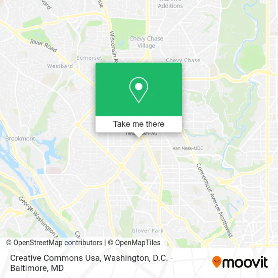 Creative Commons Usa map