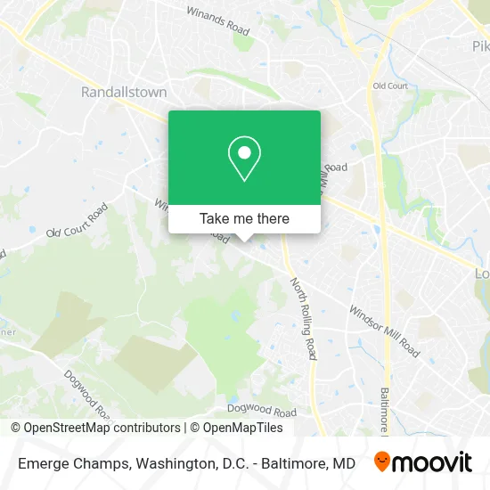 Emerge Champs map