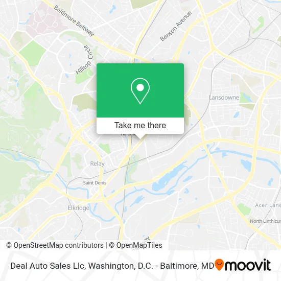 Deal Auto Sales Llc map