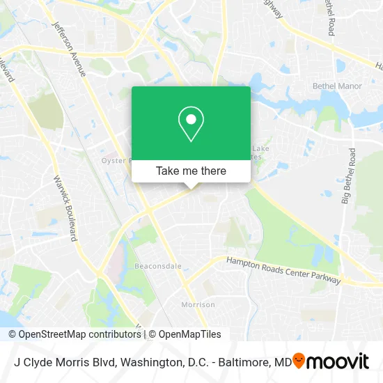J Clyde Morris Blvd map