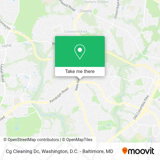 Cg Cleaning Dc map