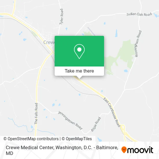 Crewe Medical Center map
