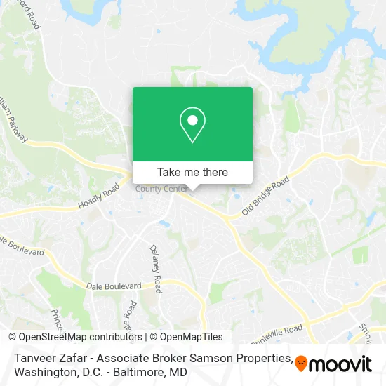 Tanveer Zafar - Associate Broker Samson Properties map