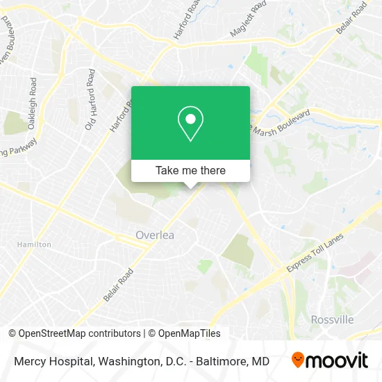 Mercy Hospital map