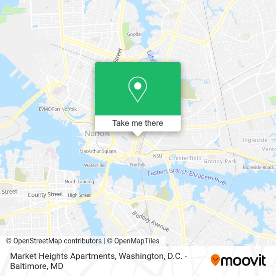 Market Heights Apartments map