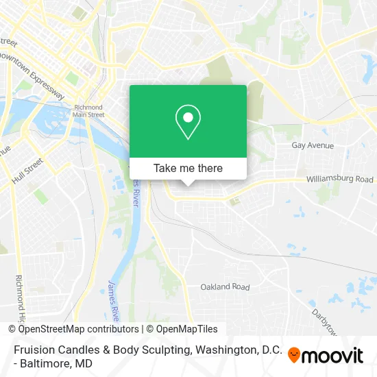 Fruision Candles & Body Sculpting map