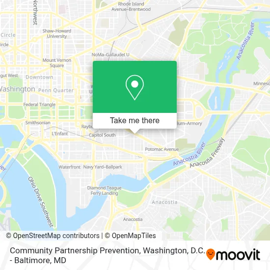 Community Partnership Prevention map