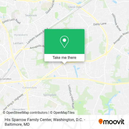 His Sparrow Family Center map