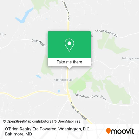 O'Brien Realty Era Powered map