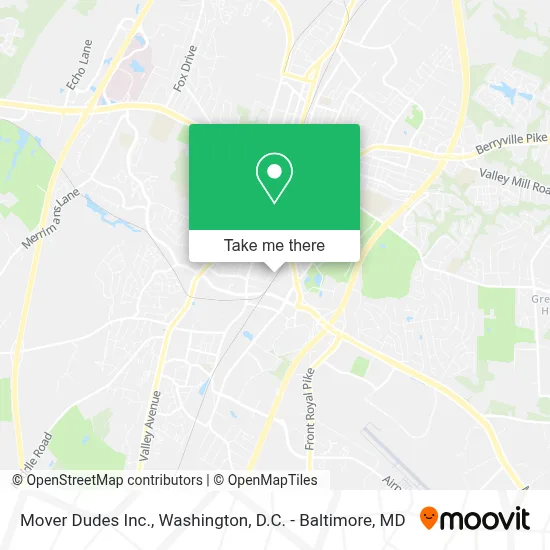 Mover Dudes Inc. map