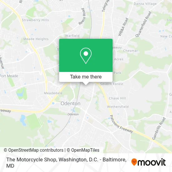 The Motorcycle Shop map
