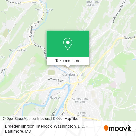 Draeger Ignition Interlock map