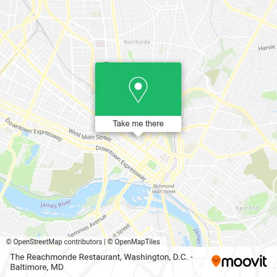 The Reachmonde Restaurant map