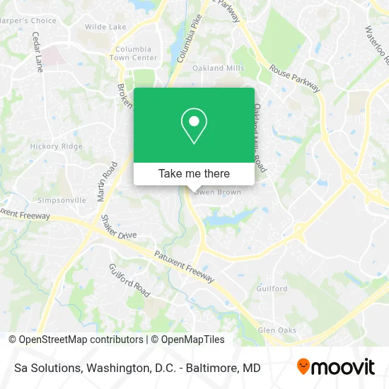 Sa Solutions map