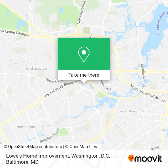 Lowe's Home Improvement map