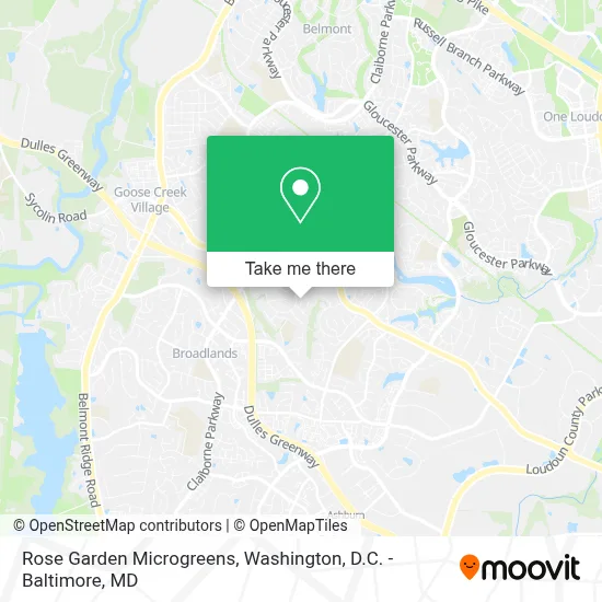 Rose Garden Microgreens map