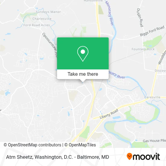 Atm Sheetz map