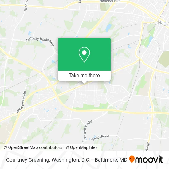 Courtney Greening map