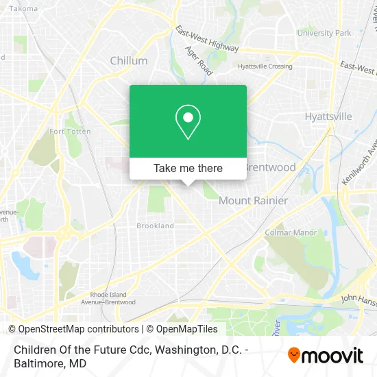 Children Of the Future Cdc map