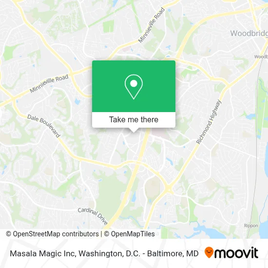 Masala Magic Inc map