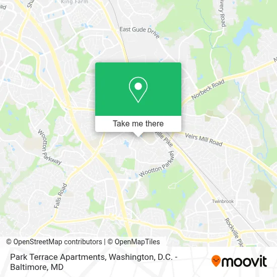 Park Terrace Apartments map