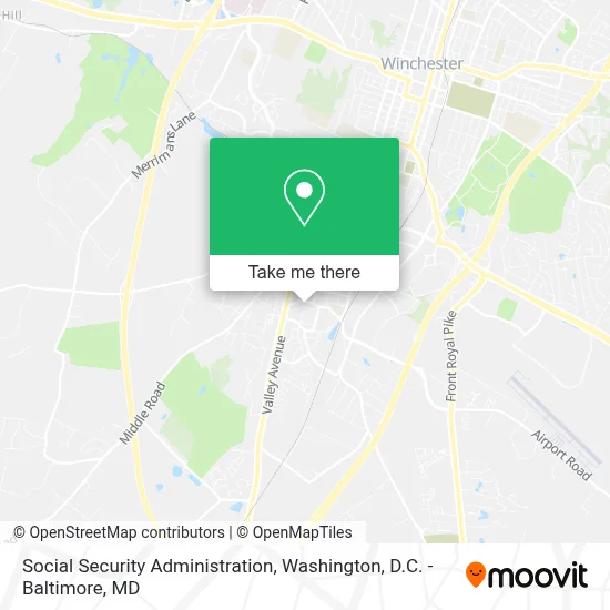 Social Security Administration map