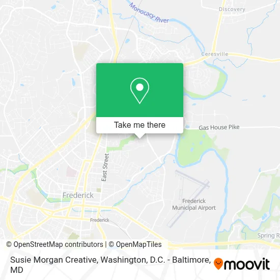 Susie Morgan Creative map