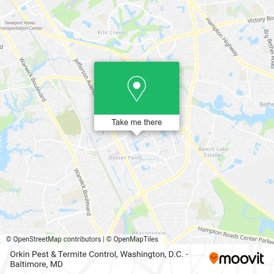 Orkin Pest & Termite Control map