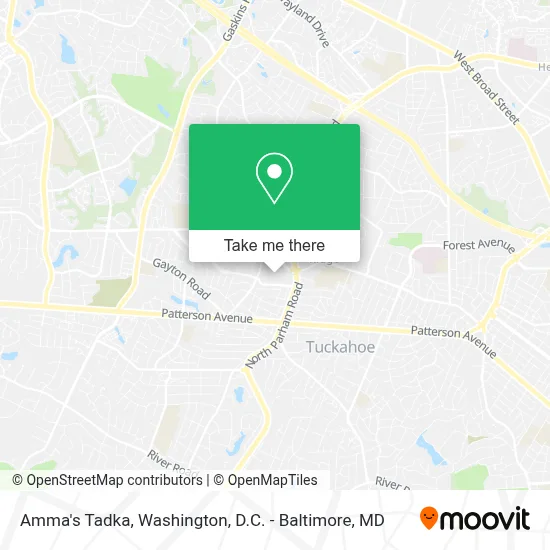 Amma's Tadka map